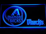 Arizona Diamondbacks (2) LED Neon Sign USB - Blue - TheLedHeroes