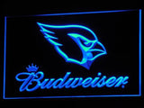 Arizona Cardinals Budweiser LED Neon Sign USB - Blue - TheLedHeroes