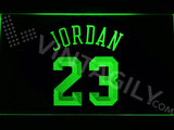 Michael Jordan 23 LED Sign - Green - TheLedHeroes