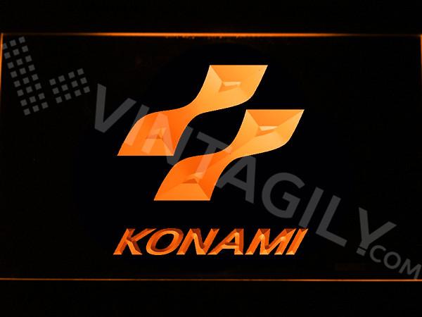 Konami LED Neon Sign USB - Orange - TheLedHeroes