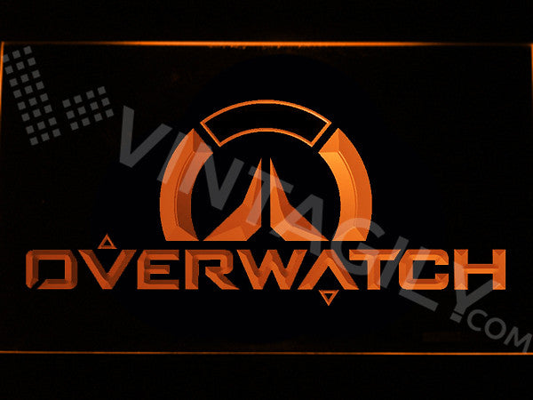 FREE Overwatch LED Sign - Orange - TheLedHeroes