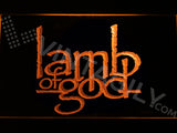 Lamb of God LED Sign - Orange - TheLedHeroes