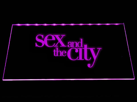 Sex and the City LED Neon Sign USB - Purple - TheLedHeroes