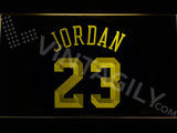 Michael Jordan 23 LED Sign - Yellow - TheLedHeroes