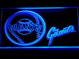 San Francisco Giants (4) LED Neon Sign USB - Blue - TheLedHeroes