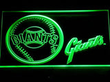 San Francisco Giants (4) LED Neon Sign USB - Green - TheLedHeroes