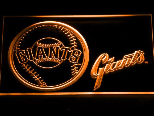 San Francisco Giants (4) LED Neon Sign Electrical - Orange - TheLedHeroes