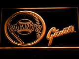 San Francisco Giants (4) LED Neon Sign USB - Orange - TheLedHeroes