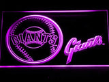 San Francisco Giants (4) LED Neon Sign Electrical - Purple - TheLedHeroes