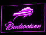 Buffalo Bills Budweiser LED Neon Sign Electrical - Purple - TheLedHeroes