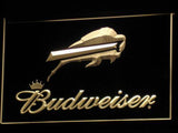 Buffalo Bills Budweiser LED Neon Sign Electrical - Yellow - TheLedHeroes