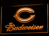 Chicago Bears Budweiser LED Sign - Orange - TheLedHeroes