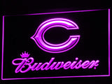 Chicago Bears Budweiser LED Sign - Purple - TheLedHeroes