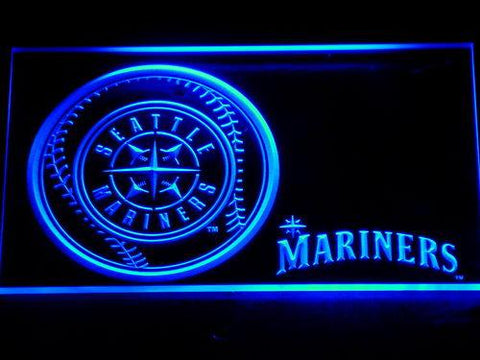 Seattle Mariners (2) LED Neon Sign Electrical - Blue - TheLedHeroes