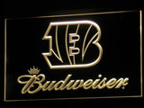 Cincinnati Bengals Budweiser LED Sign - Yellow - TheLedHeroes