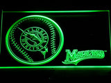 FREE Florida Marlins (2) LED Sign - Green - TheLedHeroes