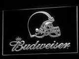 Cleveland Browns Budweiser LED Neon Sign USB - White - TheLedHeroes