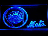 New York Mets (3) LED Neon Sign USB - Blue - TheLedHeroes