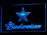 Dallas Cowboys Budweiser LED Neon Sign USB - Blue - TheLedHeroes