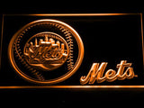 New York Mets (3) LED Neon Sign Electrical - Orange - TheLedHeroes