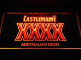 Castlemaine XXXX LED Neon Sign USB - Orange - TheLedHeroes