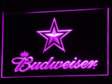 Dallas Cowboys Budweiser LED Sign - Purple - TheLedHeroes