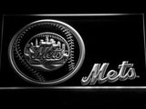 New York Mets (3) LED Neon Sign USB - White - TheLedHeroes