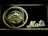 New York Mets (3) LED Neon Sign Electrical - Yellow - TheLedHeroes