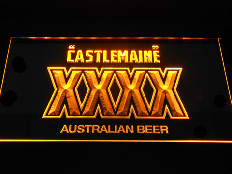 FREE Castlemaine XXXX LED Sign - Yellow - TheLedHeroes