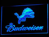 Detroit Lions Budweiser LED Sign - Blue - TheLedHeroes