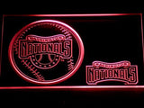 Washington Nationals (2) LED Neon Sign USB - Red - TheLedHeroes