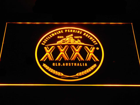 Castlemaine XXXX (2) LED Neon Sign USB - Yellow - TheLedHeroes