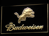 Detroit Lions Budweiser LED Sign - Yellow - TheLedHeroes