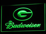 Green Bay Packers Budweiser LED Neon Sign Electrical - Green - TheLedHeroes