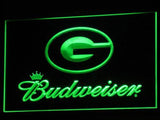 Green Bay Packers Budweiser LED Neon Sign USB - Green - TheLedHeroes