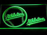 Oakland Athletics (3) LED Neon Sign Electrical - Green - TheLedHeroes