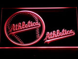 Oakland Athletics (3) LED Neon Sign Electrical - Red - TheLedHeroes