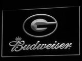 Green Bay Packers Budweiser LED Neon Sign USB - White - TheLedHeroes