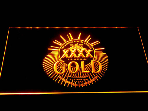 FREE Castlemaine XXXX (3) LED Sign - Yellow - TheLedHeroes