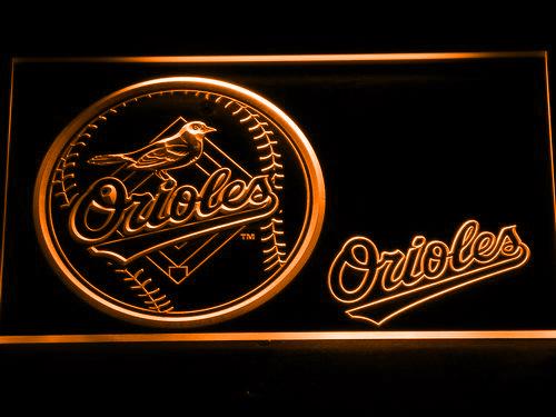 Baltimore Orioles (2) LED Neon Sign Electrical - Orange - TheLedHeroes