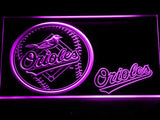 Baltimore Orioles (2) LED Neon Sign USB - Purple - TheLedHeroes