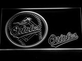 Baltimore Orioles (2) LED Neon Sign Electrical - White - TheLedHeroes