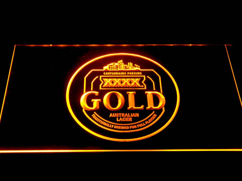 Castlemaine XXXX (4) LED Neon Sign USB - Yellow - TheLedHeroes