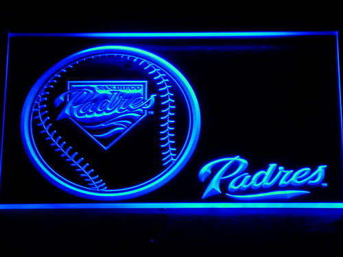 FREE San Diego Padres (3) LED Sign - Blue - TheLedHeroes