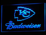 FREE Kansas City Chiefs Budweiser LED Sign - Blue - TheLedHeroes