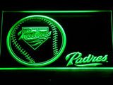 FREE San Diego Padres (3) LED Sign - Green - TheLedHeroes