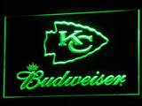 FREE Kansas City Chiefs Budweiser LED Sign - Green - TheLedHeroes