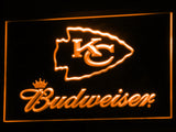 FREE Kansas City Chiefs Budweiser LED Sign - Orange - TheLedHeroes