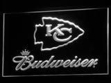 Kansas City Chiefs Budweiser LED Sign - White - TheLedHeroes