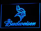 Minnesota Vikings Budweiser LED Sign - Blue - TheLedHeroes